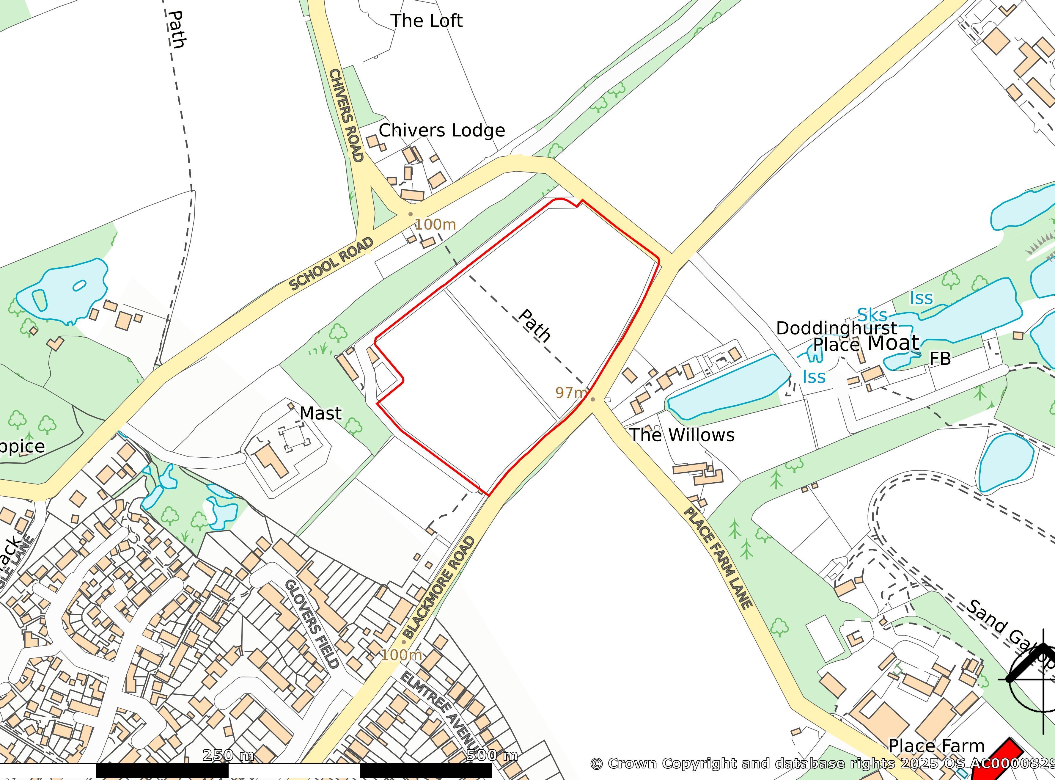 Land on the North West Side of, Blackmore Road, Doddinghurst, Essex ...