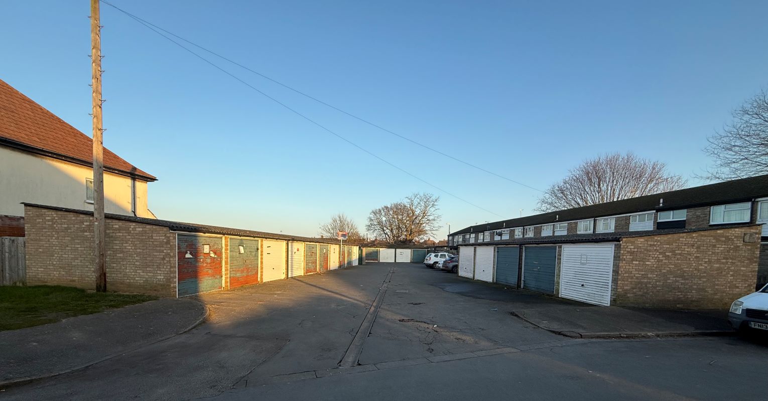 Garages, Land lying to the South of Chepstow Road, Felixstowe, Suffolk, IP11 9BU