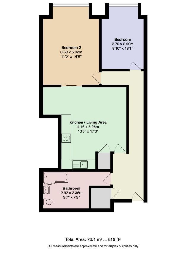 Flat 109 Victoria Mill, 10 Lower Vickers Street, Manchester, Lancashire, M40 7LJ