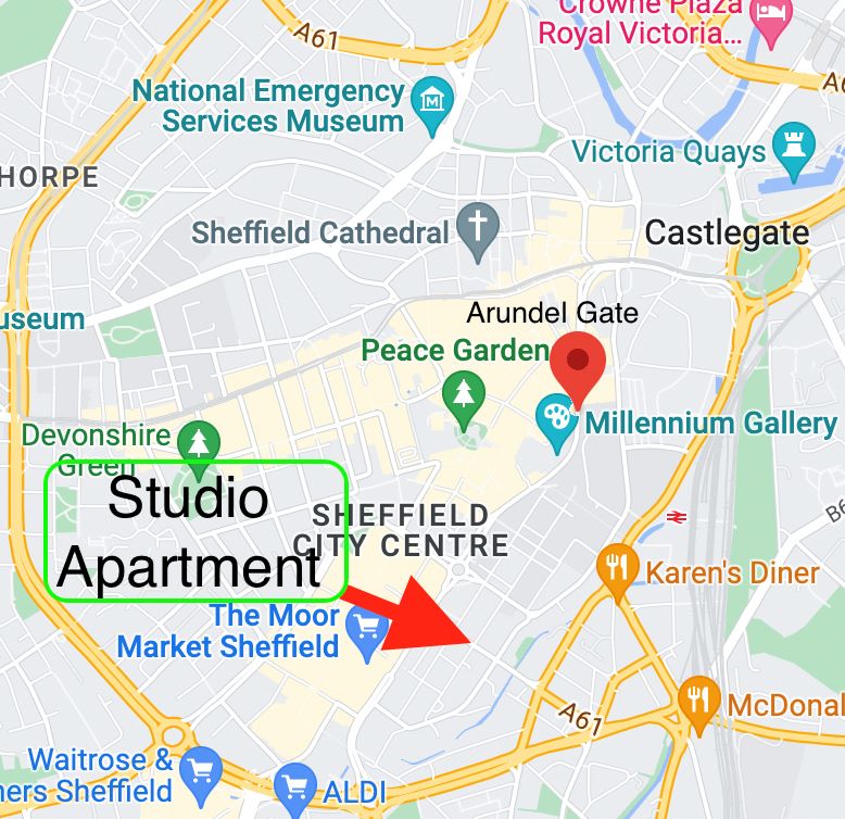 Apartment 309 Lightbox, 63 Earl Street, Sheffield, South Yorkshire, S1 4WH