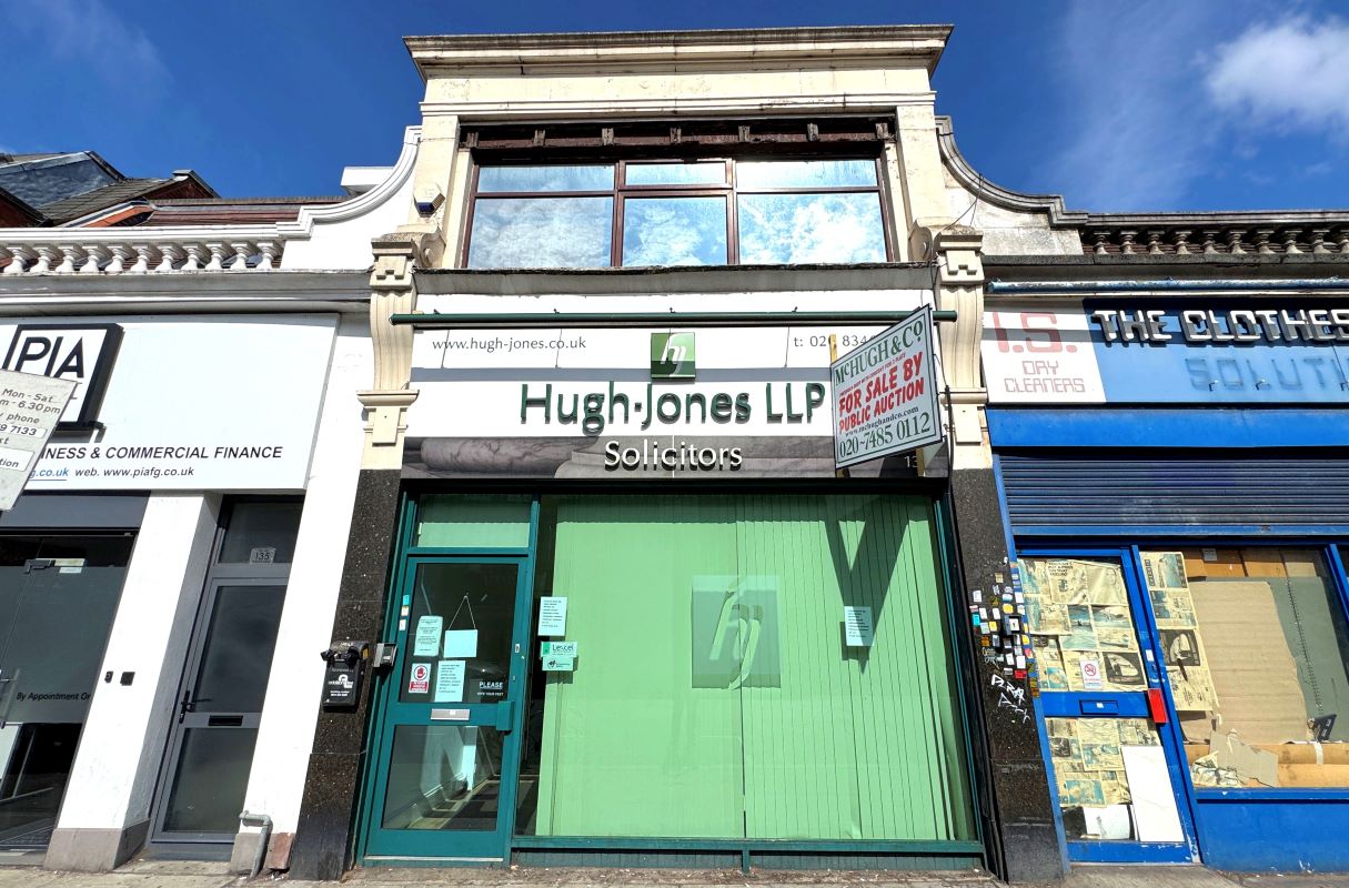 Freehold Vacant Shop and Upper Part with Planning Permission Granted for Three Self-Contained Flats and Retention of the Ground Floor Shop Premises
