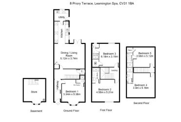 8 Priory Terrace, Leamington Spa, Warwickshire, CV31 1BA