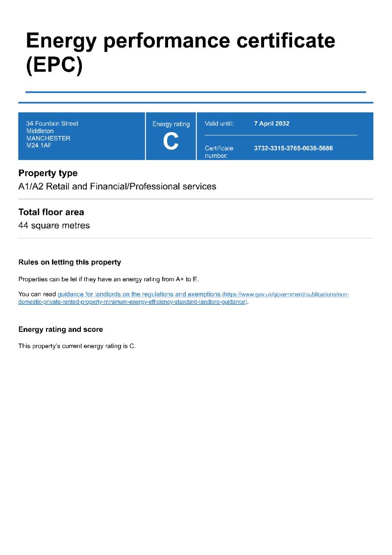 2 & 4 Old Hall Street and 33 & 36 Fountain Street, Middleton, Rochdale, M24 1AF