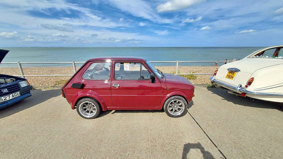 1986 Fiat 126 with Kawasaki ZZR1100 Engine Image
