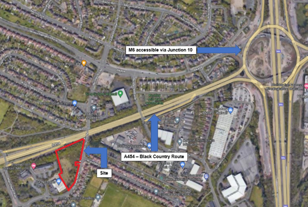 Land Adjacent to Black Country Route, Bentley Road North, Bentley
