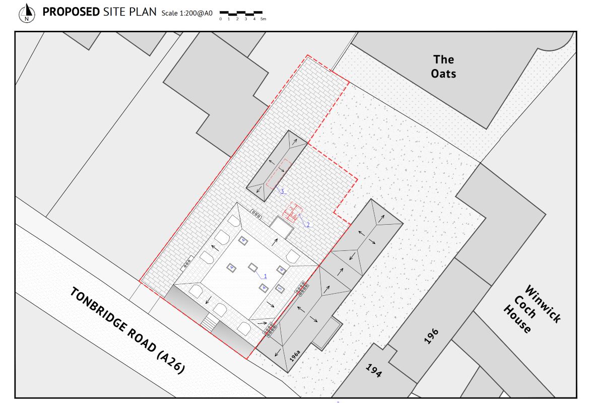 Loft Claremont House, 200 Tonbridge Road, Wateringbury, Maidstone, Kent, ME18 5NU