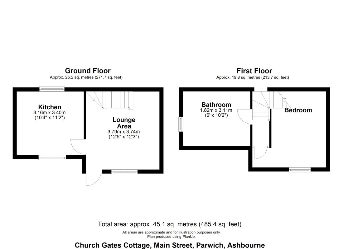 Church Gates Cottage, Parwich, Ashbourne, Derbyshire, DE6 1QL