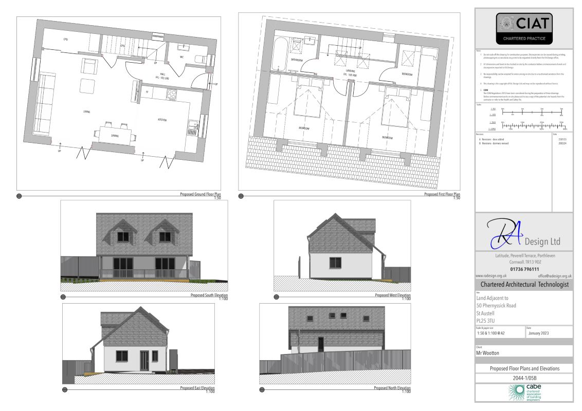 Land Adjacent To, 50 Phernyssick Road, St. Austell, Cornwall, PL25 3TU