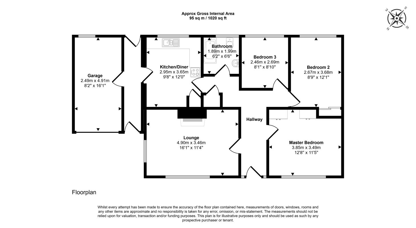 17 Merritts Hill, Illogan, Redruth, Cornwall, TR16 4HD