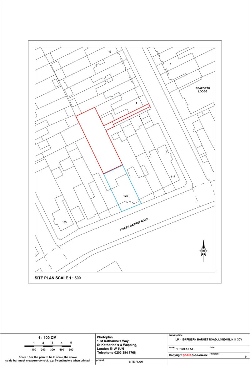Land at the Rear of 125 Friern Barnet Road, Friern Barnet, London, Barnet, N11 3DY