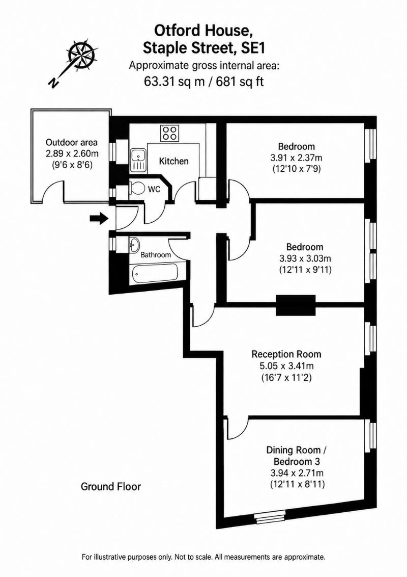Flat 35, Otford House — photo 3 of 7