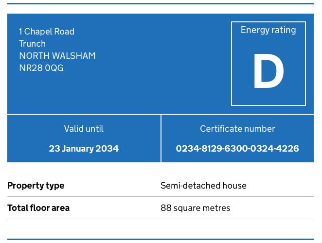 1 Chapel Road, Trunch, North Walsham, Norfolk, NR28 0QG