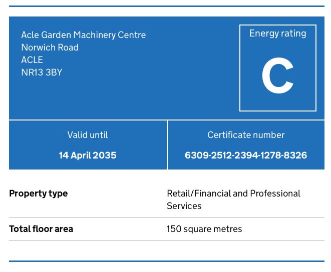 Acle Garden Machinery, Norwich Road, Acle, Norwich, Norfolk, NR13 3BY