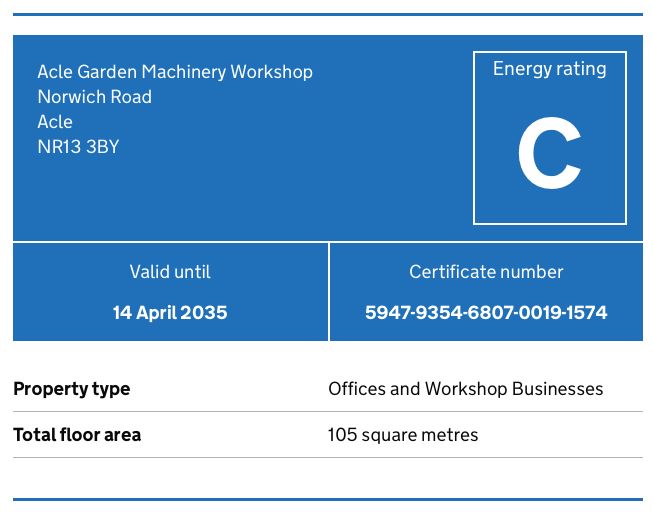 Acle Garden Machinery, Norwich Road, Acle, Norwich, Norfolk, NR13 3BY