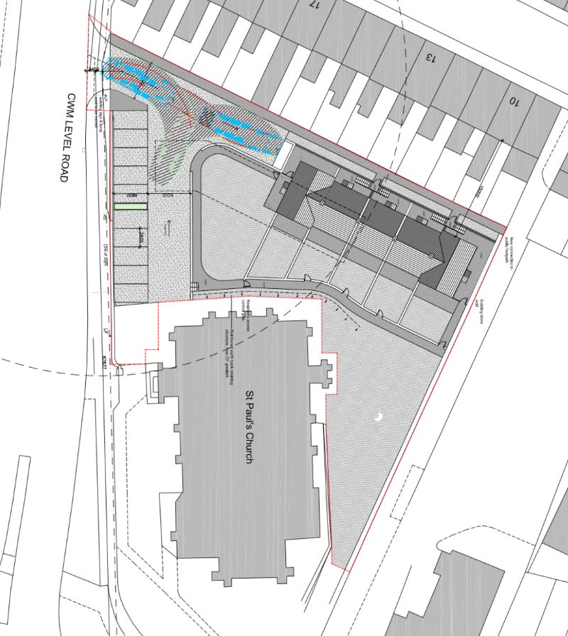 Land West of St Pauls Church, Cwm Level Road, Swansea, Swansea, SA6 8LA