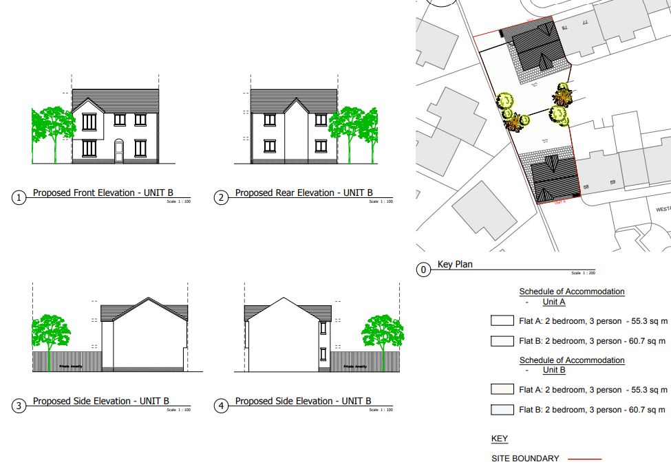 Plot next to 58/59 and 77/78 WESTAWAY HEIGHTS, Barnstaple, Devon, EX31
