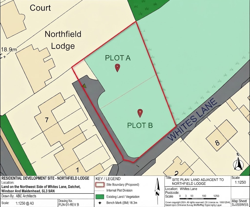 The Eton (Plot A) Land on the Northwest Side, Whites Lane, Datchet, Windsor And Maidenhead, Berkshire 1