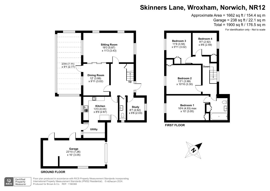 Highbank, 1 Skinners Lane, Wroxham, Norwich, Norfolk, NR12 8SJ