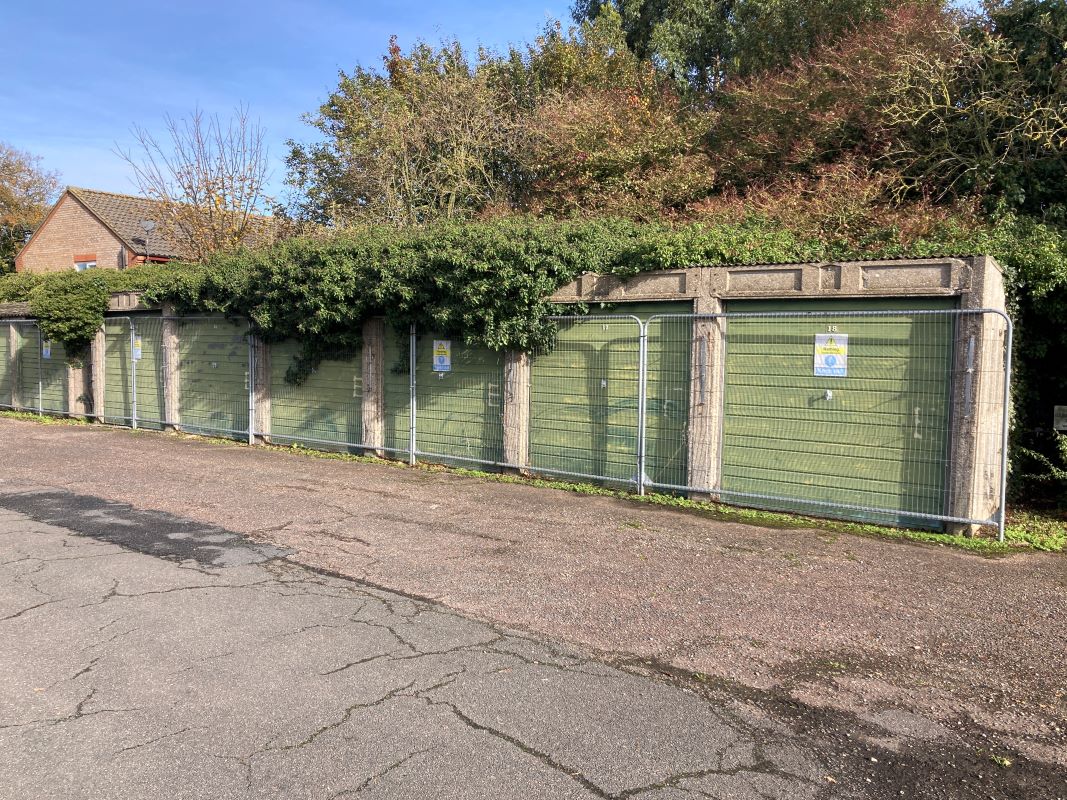 Garages lying to the East of, The Oaklands, Swaffham, Norfolk, PE37 7EN