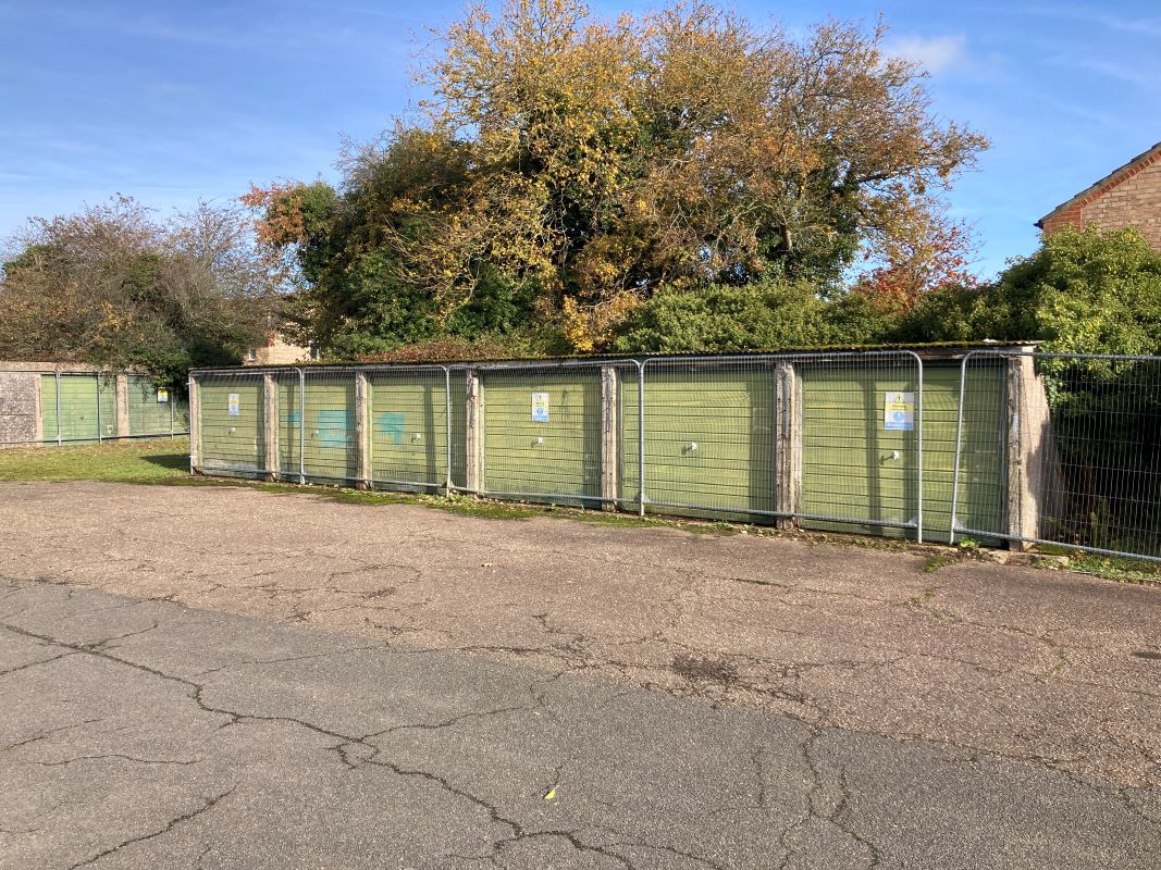 Garages lying to the East of, The Oaklands, Swaffham, Norfolk, PE37 7EN