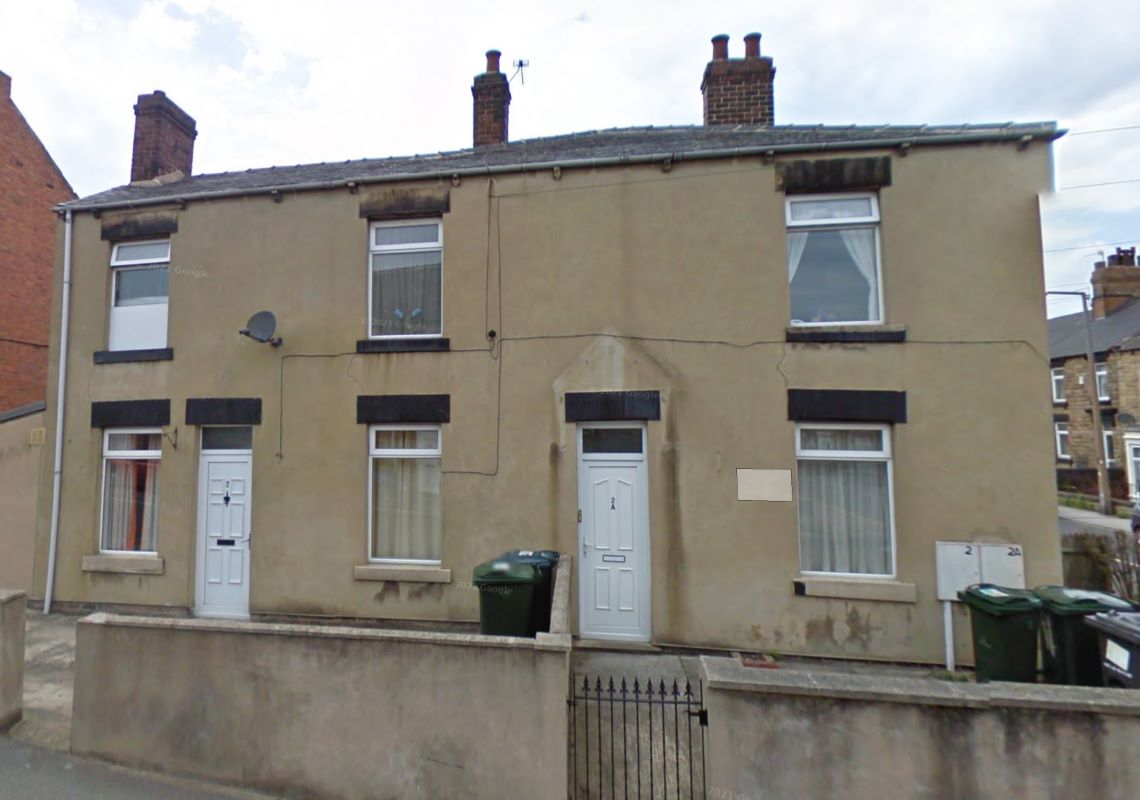Freehold titles of 2-2A York Street Wombwell, Barnsley, South Yorkshire