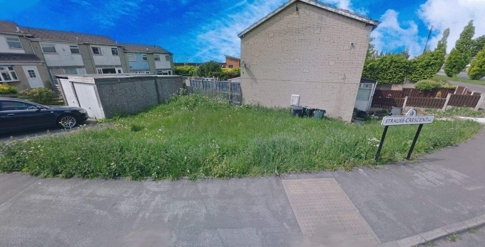 Property for Auction in South Yorkshire - Land Adjacent to 111 Strauss Crescent Maltby, Rotherham, South Yorkshire, S66 7QL