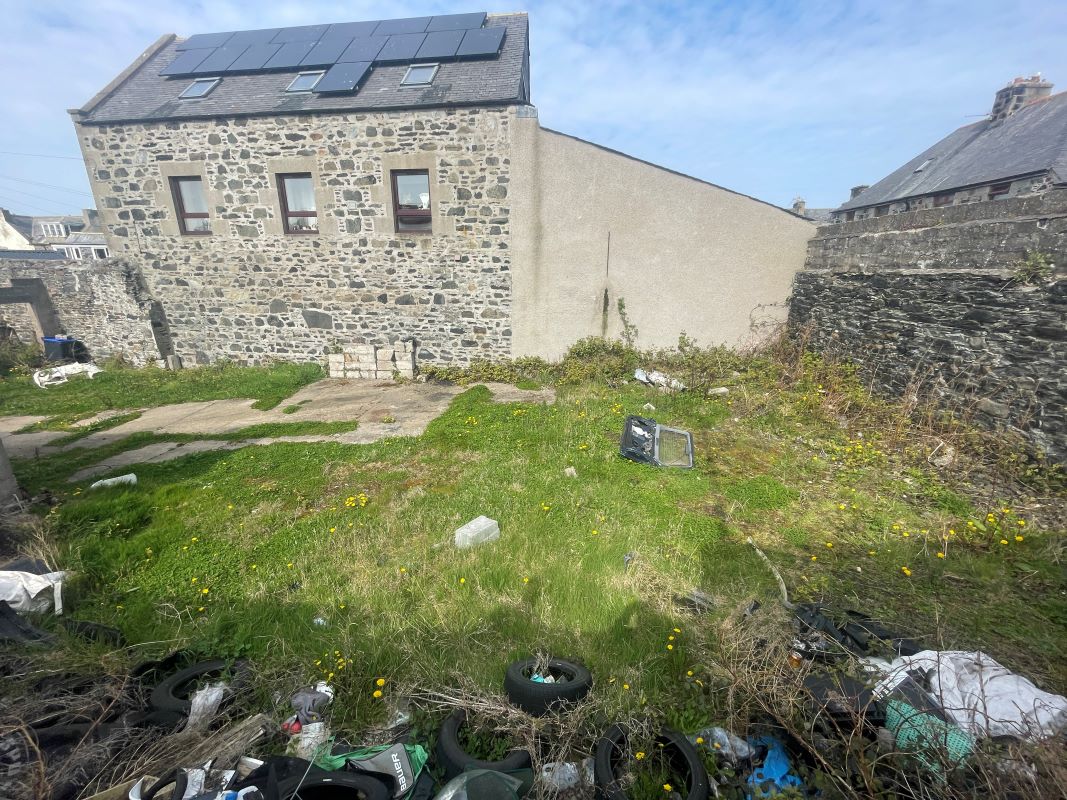 Property for Auction in Scotland - Plot at 13 Institution Street, Macduff, Banffshire, AB44 1LJ