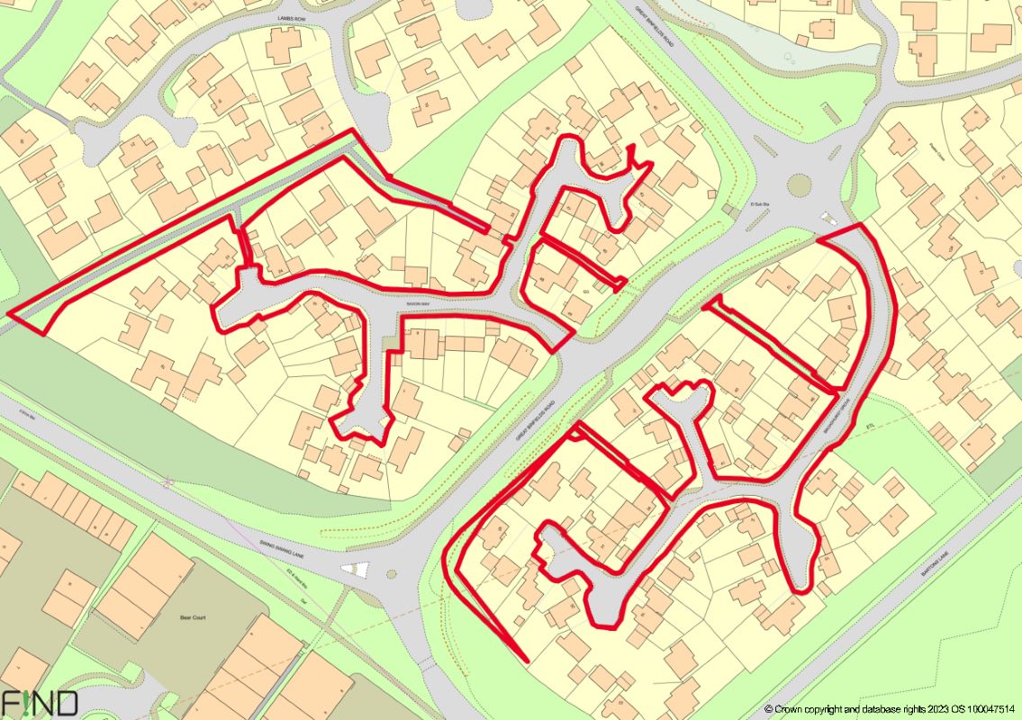 Property for Auction in London - Land at Broadhurst Grove, Lychpit, Basingstoke, Hampshire, RG24 8SB