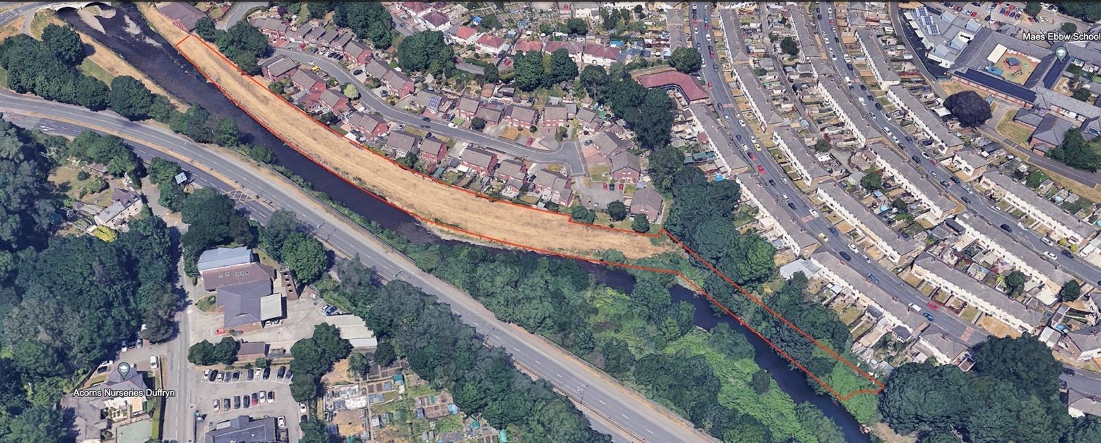 Property for Auction in South Yorkshire - 1.18 ACRES LAND Land adjacent to St. Brides Gardens, Newport, Gwent, NP20 3AU