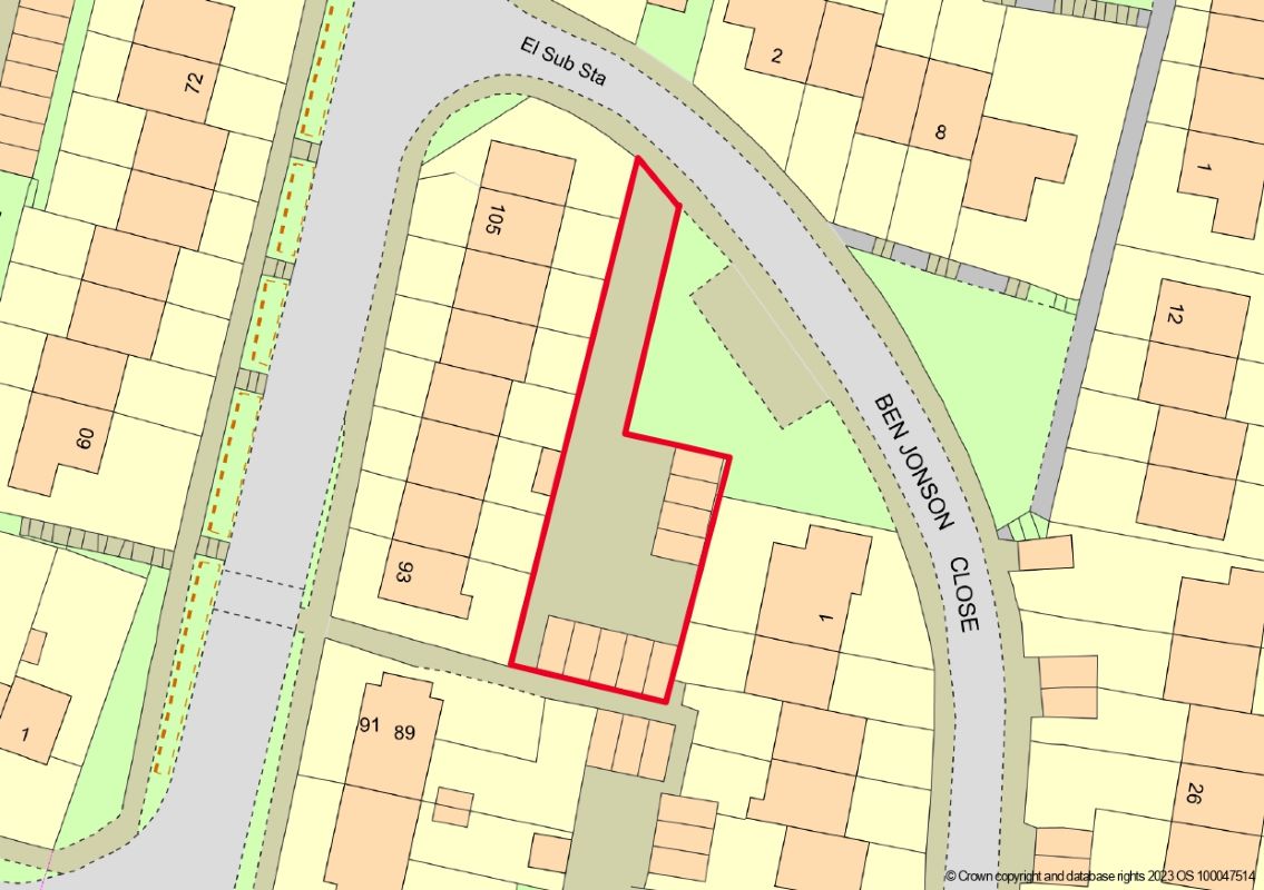 Property for Auction in London - Freehold of 9 Garages at Ben Johnson Close, Torquay, Devon, TQ2 6BX