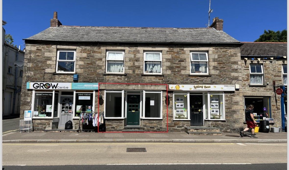 Shop 2, 14 Market Place, Camelford, Cornwall