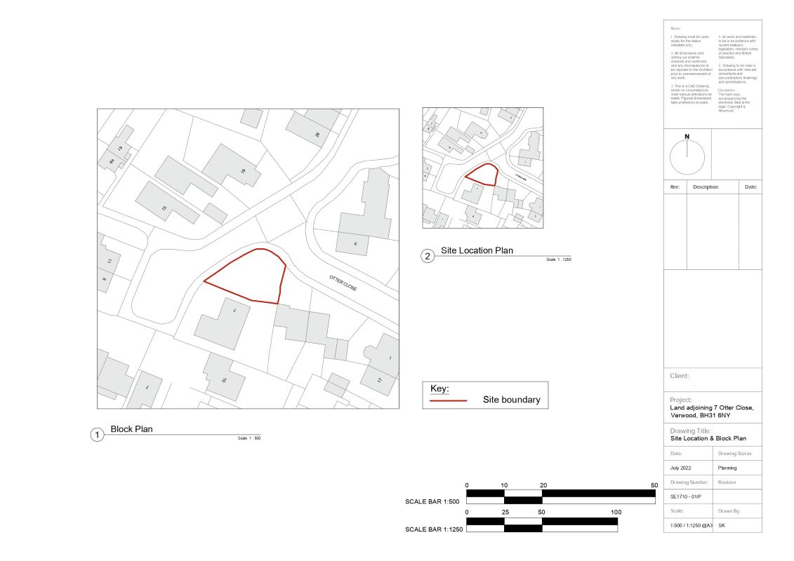 Property for Auction in South West - Land Adjoining 7 Otter Close, Bournemouth, Dorset, BH31 6NY