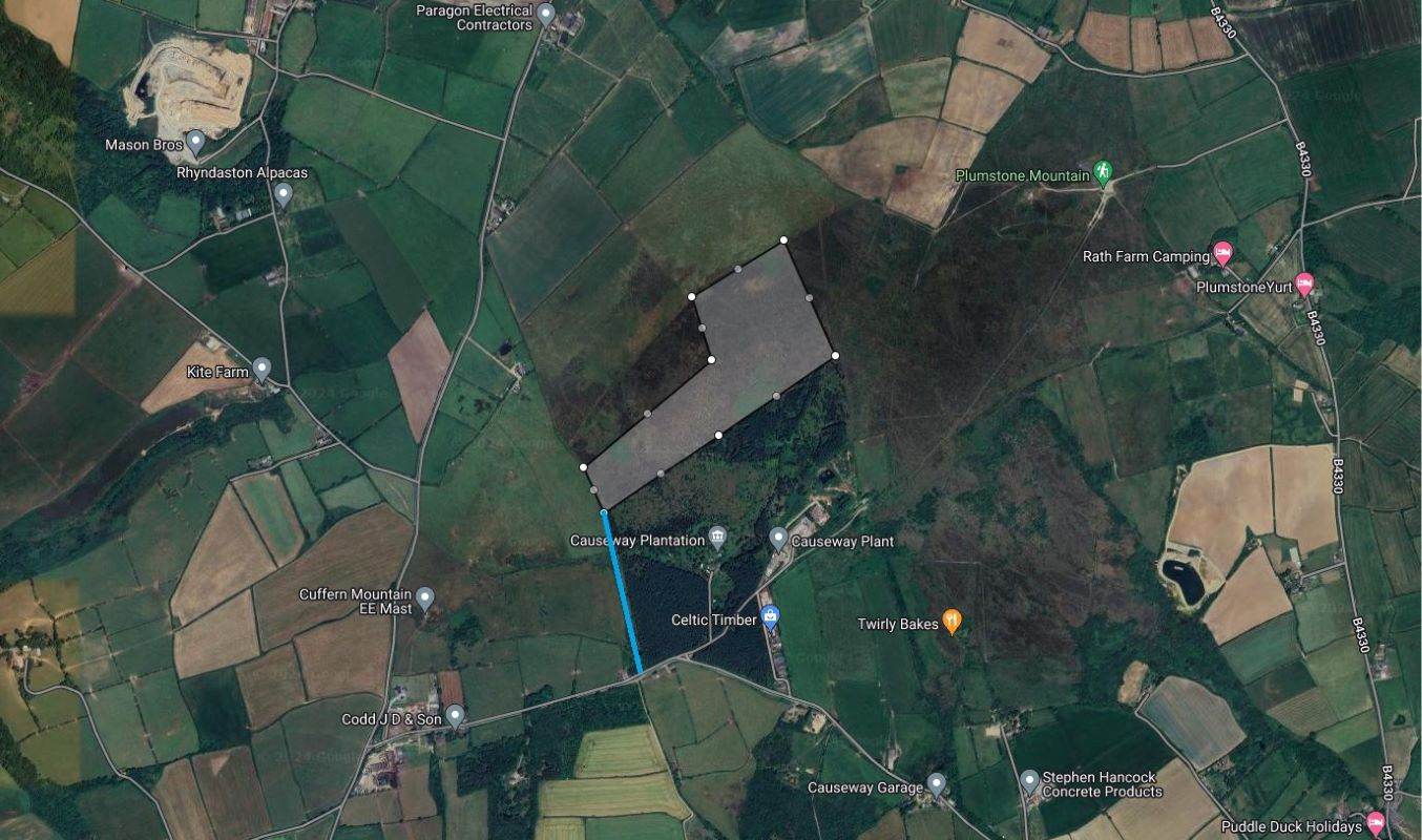 Property for Auction in Wales - 48 Acres at Dudwell Mountain Camrose, Haverfordwest, Dyfed, SA62 6HG