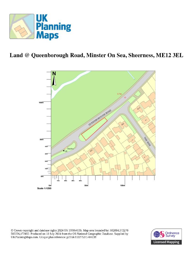 Land at Queenborough Road Minster on Sea, Sheerness, Kent