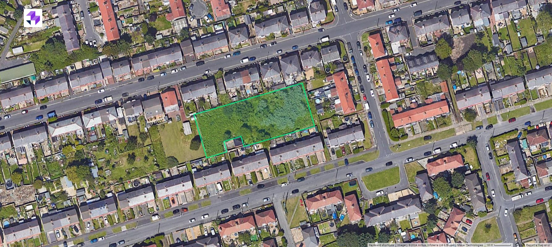 Property for Auction in Manchester - Land To The North of Powell Avenue, Blackpool, Lancashire, FY4 3HQ