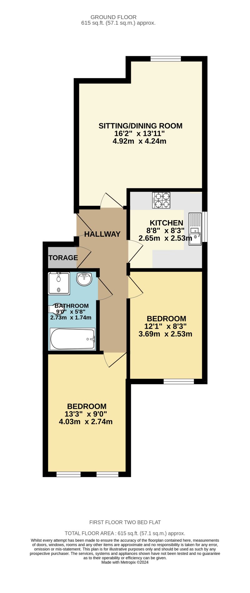 Flat 4 9 Wycliffe Road, Bournemouth, Dorset, BH9 1JP
