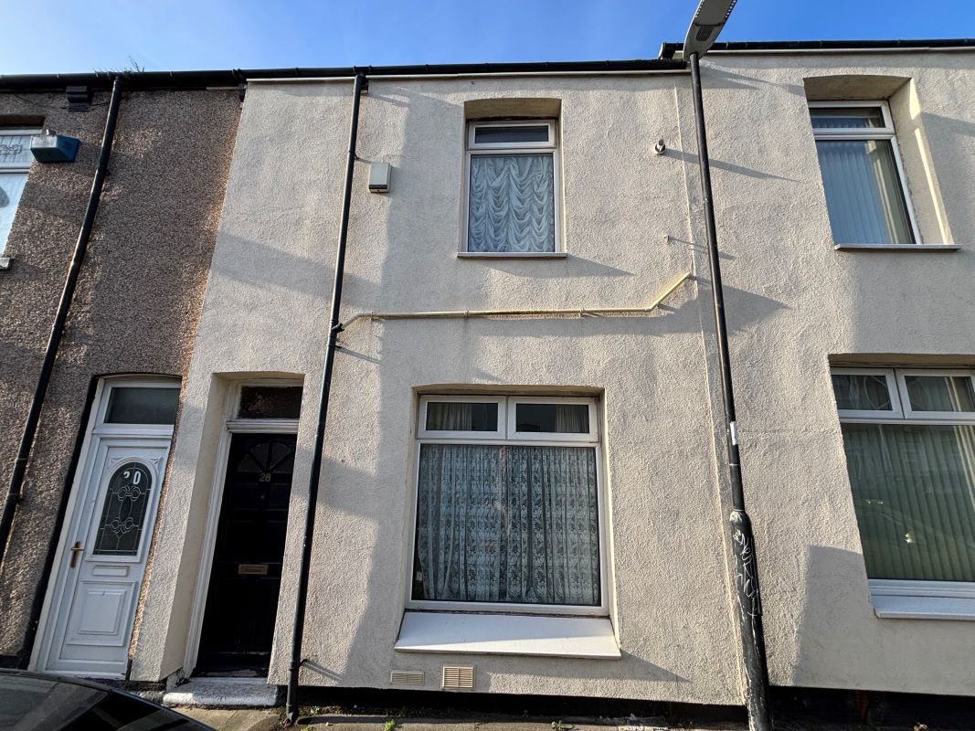 Property for Auction in North East - 28 Derby Street, Hartlepool, Cleveland, TS25 5SL