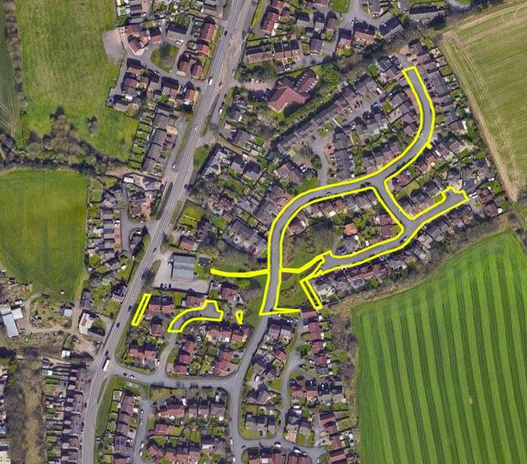 Property for Auction in North West - Land on the East Side of Stafford Road Robin Close, Huntington, Staffordshire, WS12 4TA