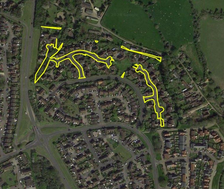 Property for Auction in North West - Land on the North Side of Walnut Tree Close Watercress Close & Coopers Close, Stevenage, Hertfordshire, SG2 9TN