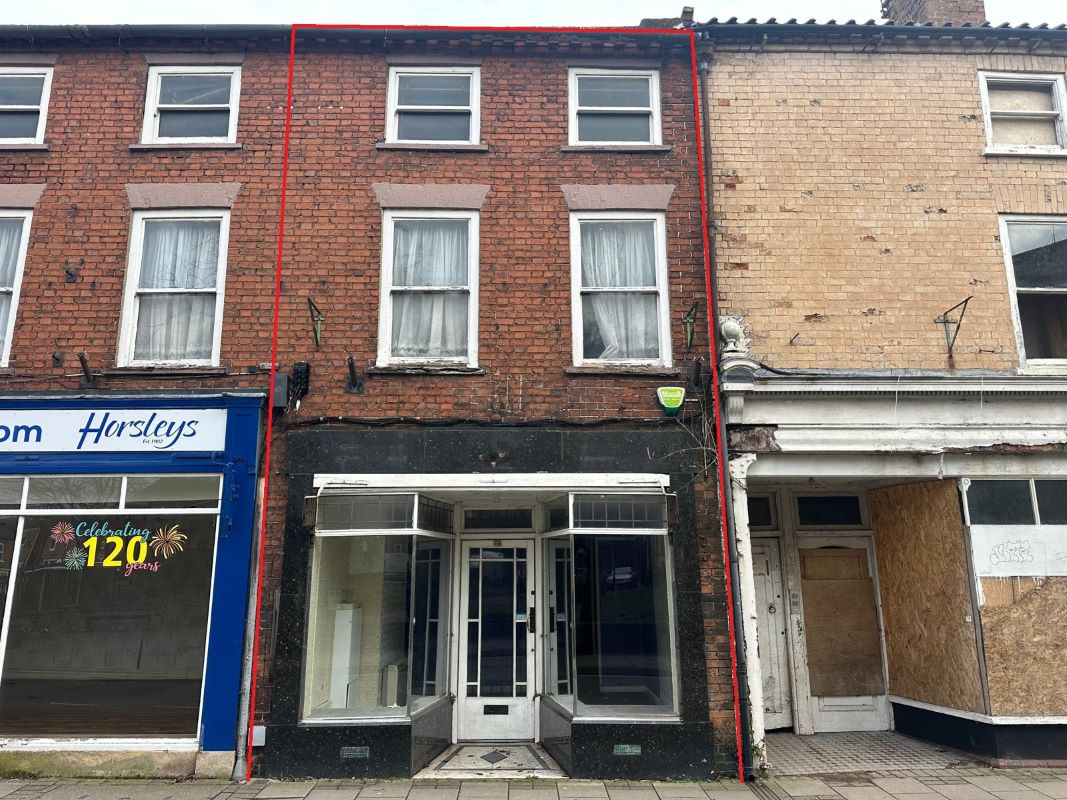 Property for Auction in Lincolnshire - 84 Church Street, Gainsborough, Lincolnshire, DN21 2JR