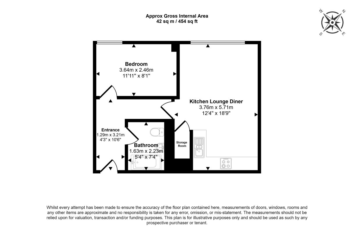 Ground Floor Apartment Cranbrook House, Nottingham, Nottinghamshire, NG1 1EH