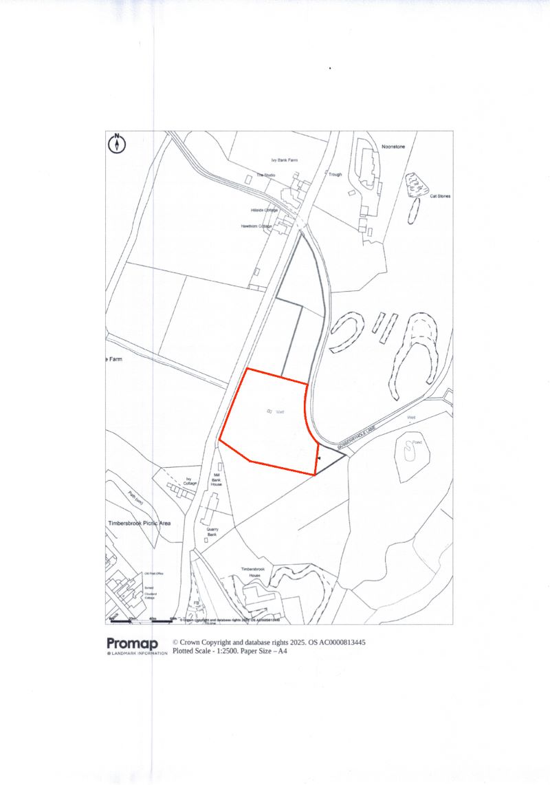 Property for Auction in South Yorkshire - Plot 2 Woodland East of Tunstall Road, Congleton, Cheshire, CW12 3QA