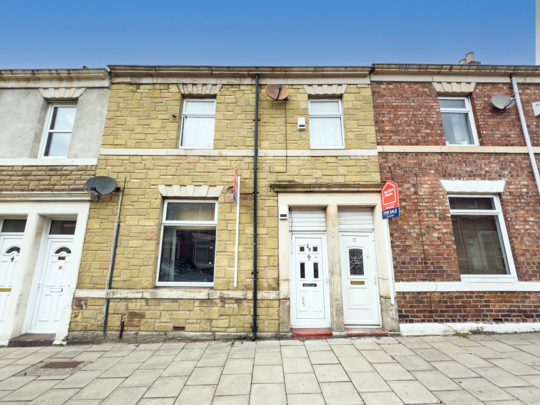 Property for Auction in North East - 25 & 27 Claremont South Avenue, Gateshead, Tyne And Wear, NE8 1RJ
