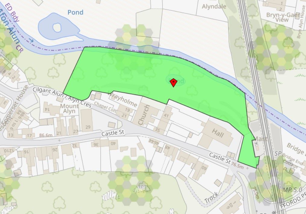 Property for Auction in North West - Land on the North Side of Castle Street, Caergwrle, Clwyd, LL12 9DS