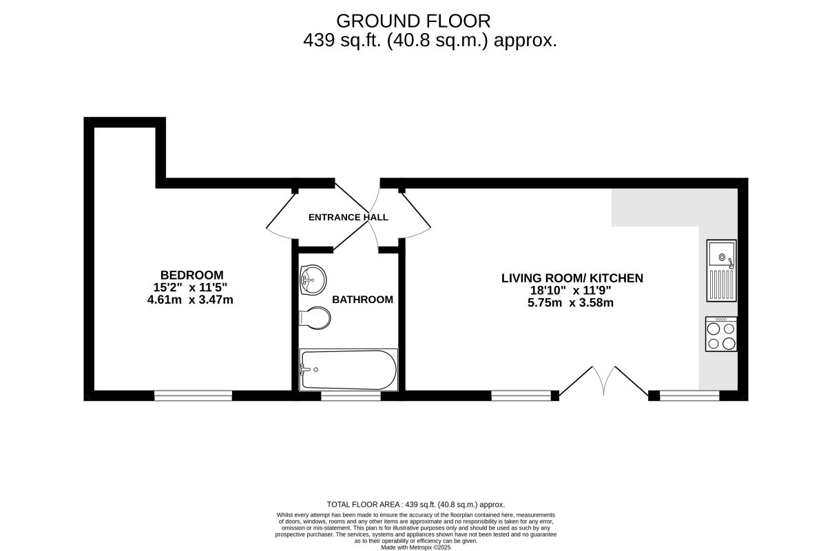 One Bedroom Ground Floor Apartment