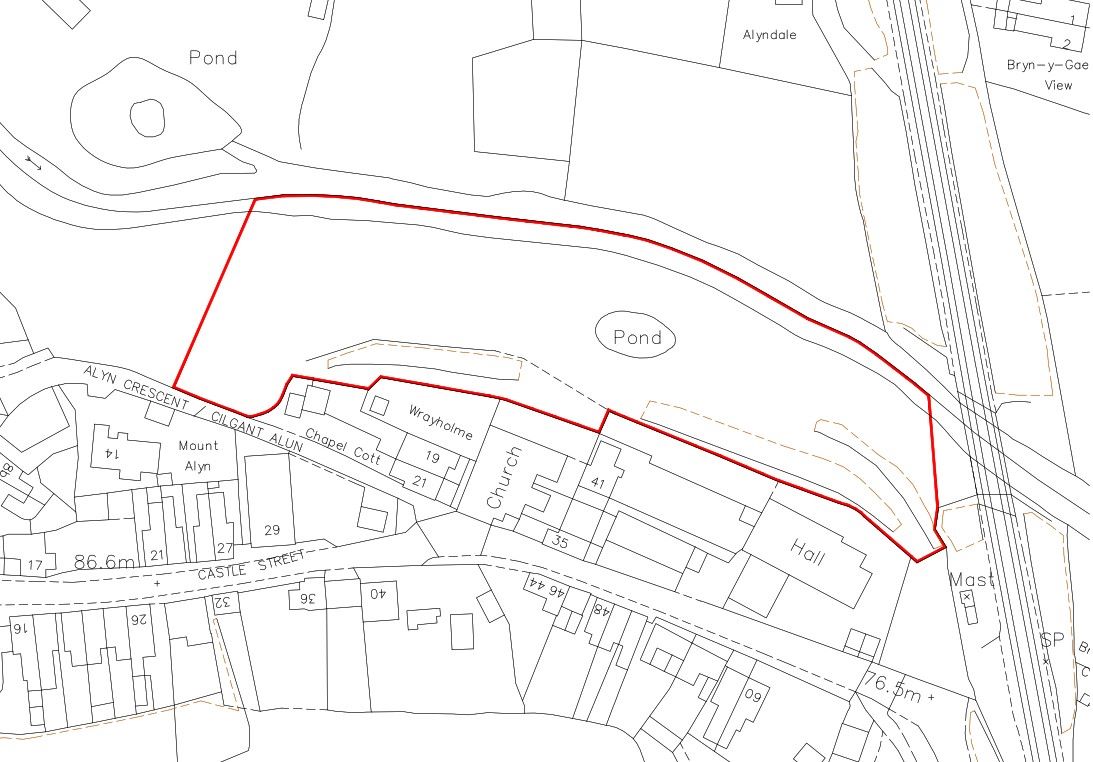 Property for Auction in North West - Land on the North Side of Castle Street, Caergwrle, Clwyd, LL12 9DS