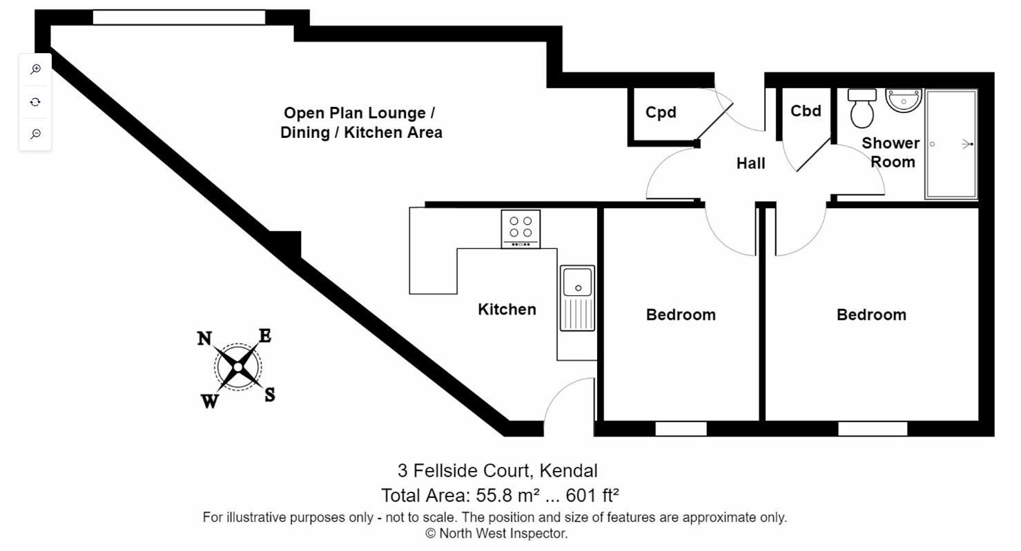 3 Fellside Court, Kendal, Cumbria, LA9 4HB