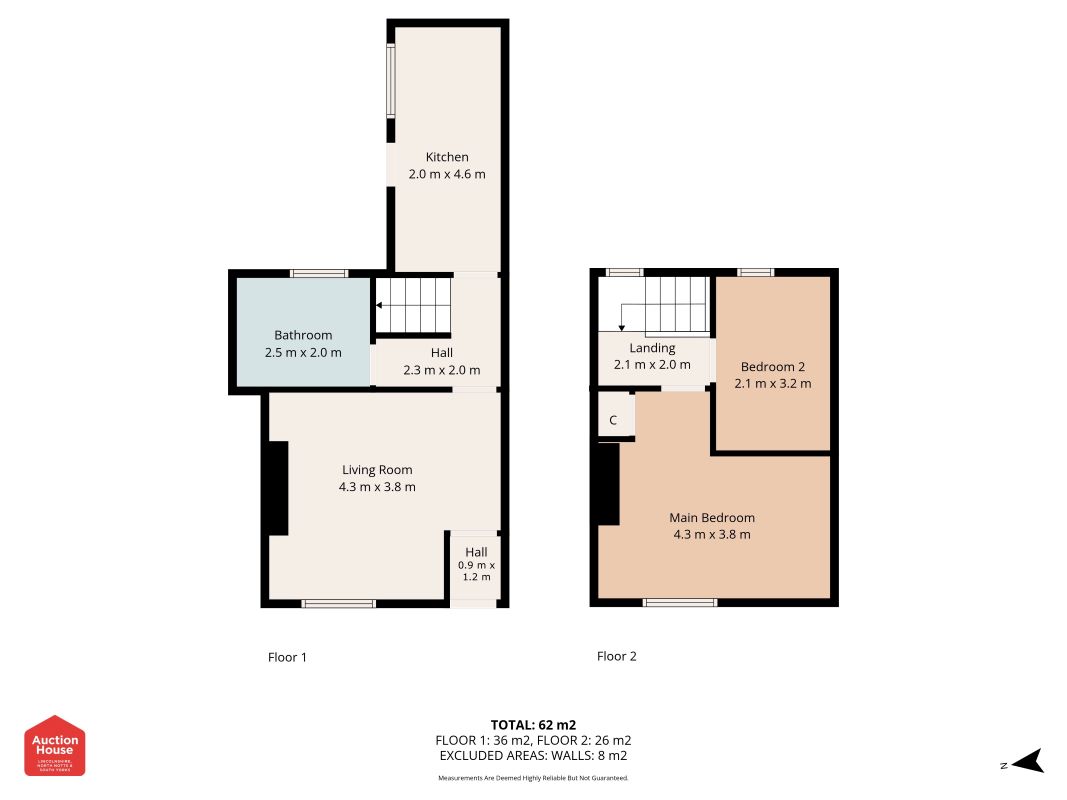 60 Derwent Street, Hartlepool, Cleveland, TS26 8BN