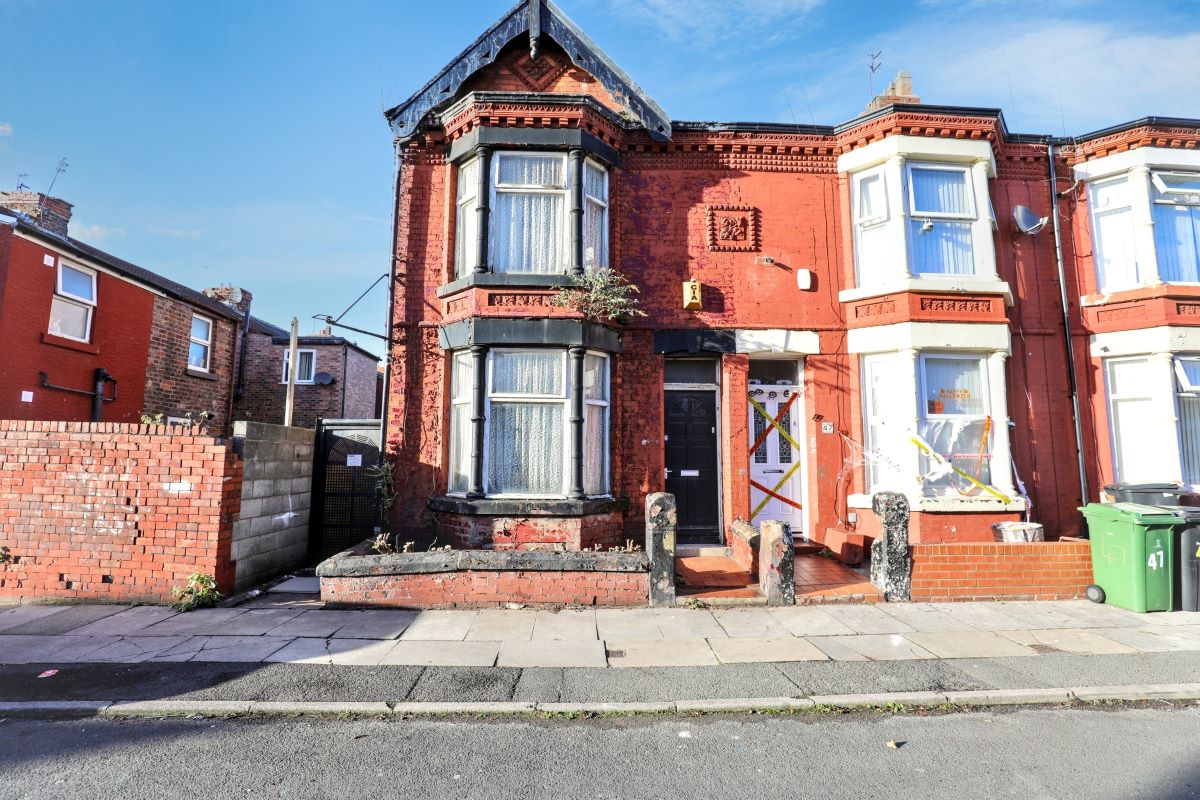 Property for Auction in Lincolnshire - 45 Croxteth Road, Bootle, Merseyside, L20 5EB