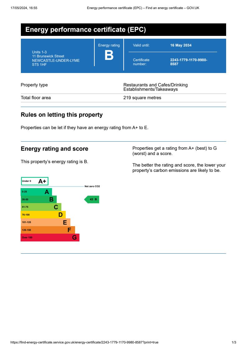 Brunswick Street, Newcastle, Staffordshire, ST5 1TA - Online Auctions